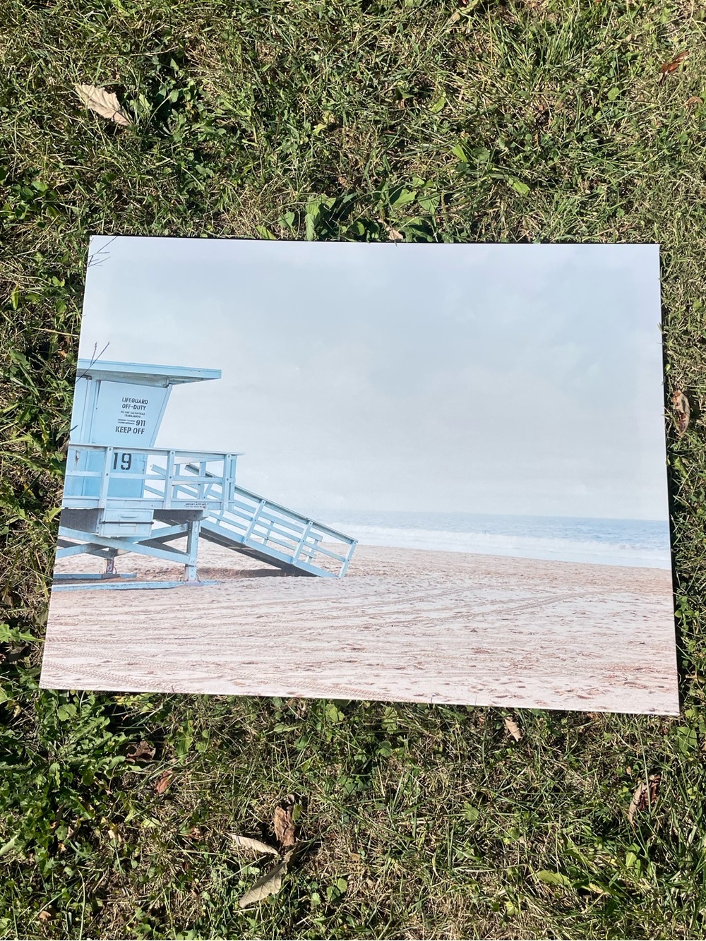IKEA Coastal Lifeguard Tower Canvas Print